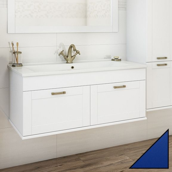 Мебель для ванной Sanflor Ванесса 105 подвесная, индиго