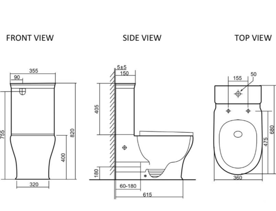 Унитаз-компакт CeramaLux TR999