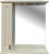 Зеркало-шкаф Misty Лувр 75 L слоновая кость Зеркало-шкаф Misty Лувр 75 L слоновая кость