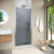 Душевая дверь в нишу Vegas Glass EP NOVO h2000 90 04 07, профиль никель, стекло графит Душевая дверь в нишу Vegas Glass EP NOVO h2000 90 04 07, профиль никель, стекло графит