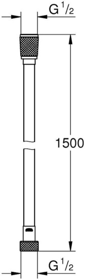 Душевой шланг Grohe Silverflex 26346000
