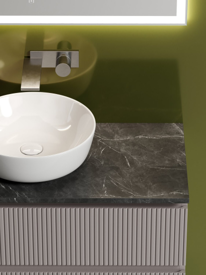 Тумба с раковиной Sancos Snob T 100 Doha Soft SNT100SM, подвесная