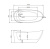 Акриловая ванна BelBagno BB25 170 см Акриловая ванна BelBagno BB25 170 см