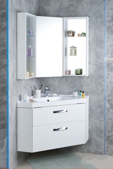 Зеркало-шкаф Aquaton Кантара дуб полярный