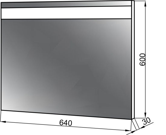 Зеркало Cerutti SPA Эмилия 64 LED