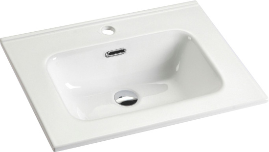 Тумба с раковиной Sancos Libra 60 белый глянец