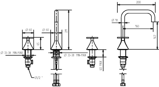 Смеситель для раковины Migliore Sirius 28162 золото
