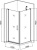 Душевой уголок Good Door Mokka DR+SP 100х100х185 см