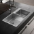 Мойка кухонная Melana S8045H сатин