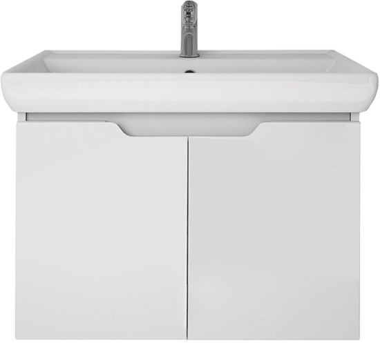 Мебель для ванной Dreja Q(D) 70 белый глянец