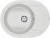 Мойка кухонная Paulmark Oval PM316550-WH белый Мойка кухонная Paulmark Oval PM316550-WH белый