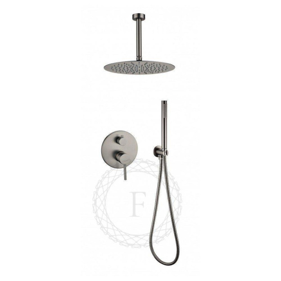 Душевая система Filarete Roun FL1024BG, графит