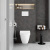 Инсталляция с унитазом VitrA S50 9003B003-7203 с белой кнопкой Инсталляция с унитазом VitrA S50 9003B003-7203 с белой кнопкой