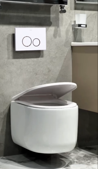 Унитаз подвесной Boheme Flow 969-SET-W с сидением