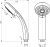 Смеситель для ванны D&K Rhein Dusseldorf универсальный