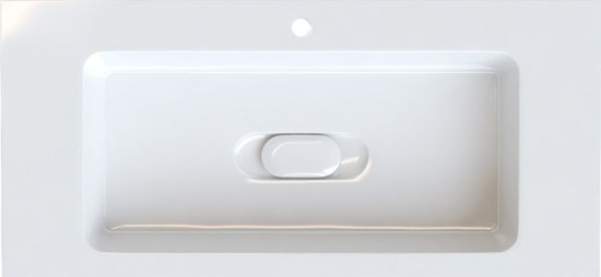 Тумба с раковиной Iddis Esper 100 подвесная, белая