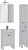 Пенал Aquanet Честер 30