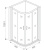 Душевой уголок Good Door Infinity R-90-G-CH