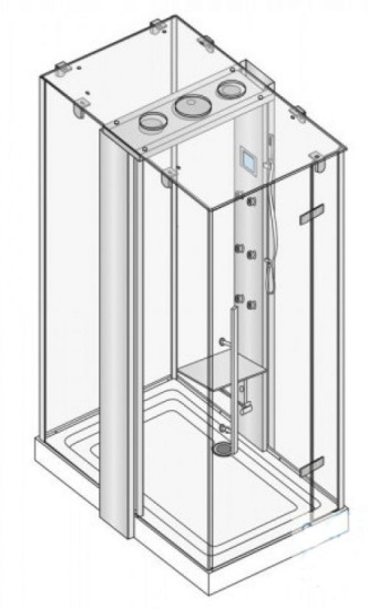 Душевая кабина Wasserfalle W-626 R