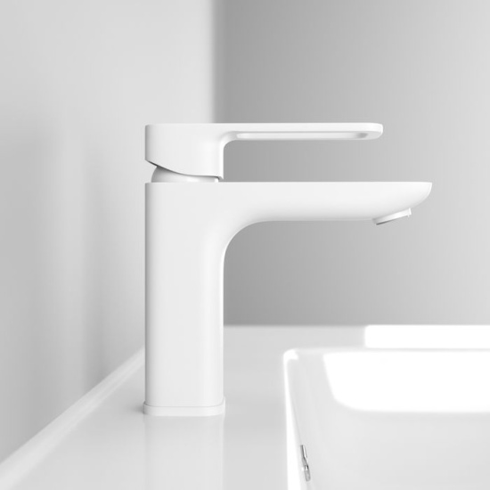 Смеситель для раковины Iddis Slide SLIWT00i01 белый