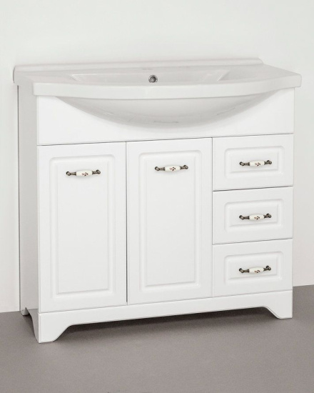 Мебель для ванной Style Line Олеандр-2 100 Люкс, белая