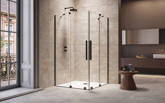 Душевой уголок Radaway Furo Black KDD 100х110