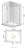 Душевой уголок Cezares Verona-AH-1-100/80-P-Cr-R