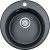 Мойка кухонная Paulmark Gelegen PM404800-BLM черный металлик