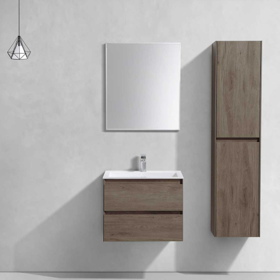 Мебель для ванной Vincea Luka 60 2 ящика, темный дуб
