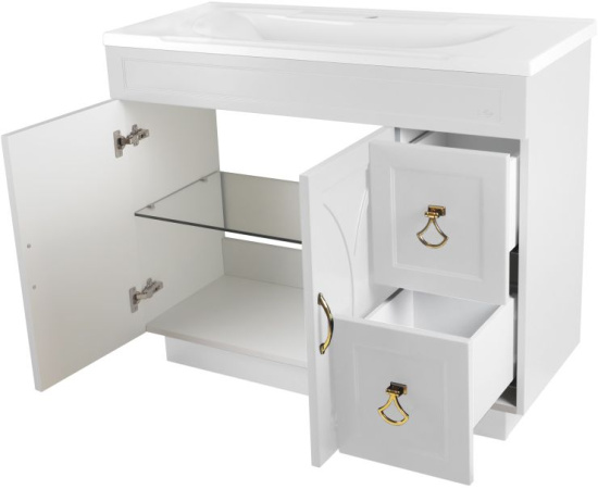 Мебель для ванной Misty Амбра 80 2 двери, 2 ящика