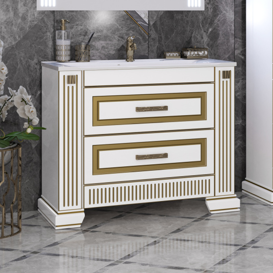 Мебель для ванной Opadiris Оникс 100 золото