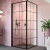 Душевой уголок Radaway Nes Black KDJ I Factory 90x80 L