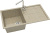 Мойка кухонная Marrbaxx Рони Z017Q005 песочный Мойка кухонная Marrbaxx Рони Z017Q005 песочный