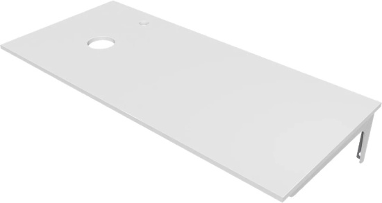 Тумба с раковиной 1MarKa Wash со столешницей, белый глянец