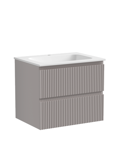 Тумба с раковиной Sancos Snob R 60 см, Doha Soft