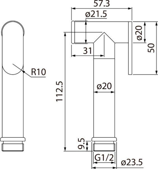 Гигиенический душ Iddis Bidet Hand Shower 020BBLGi20