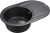 Мойка кухонная Paulmark Fittich PM317650-BL черный