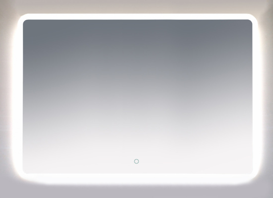 Зеркало Misty Неон 3 LED 120x80, сенсор на зеркале