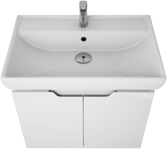 Мебель для ванной Dreja Q(D) 70 белый глянец