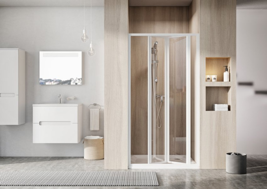 Душевая дверь в нишу Ravak SDZ3-80 Pearl, профиль белый
