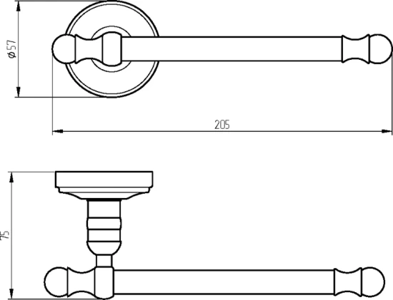 Держатель туалетной бумаги Migliore Mirella 17231 хром