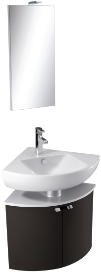 Зеркало-шкаф Jacob Delafon Odeon Up EB870 угловое, с подсветкой