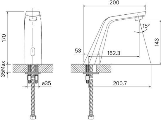 Смеситель для раковины Iddis Pulse 020SBSNi86