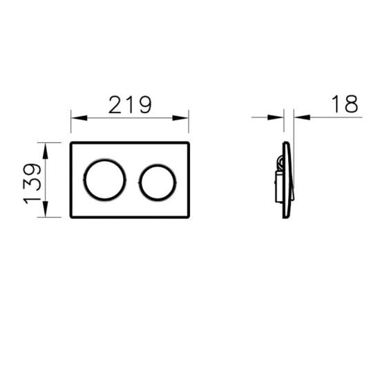 Инсталляция с унитазом VitrA S10 Spinflush 9842B003-7206 с кнопкой