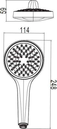 Смеситель на борт ванны Villeroy & Boch Architectura TVT10300100061