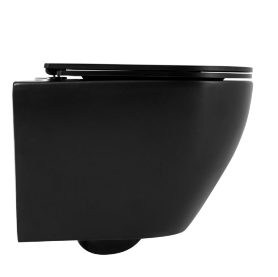 Унитаз подвесной BelBagno Colorato BB062CHR-MB с сидением микролифт