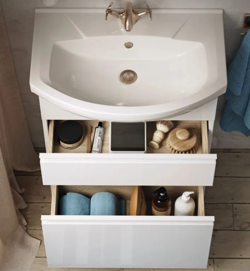 Тумба с раковиной Aqwella Rodos 75 напольная