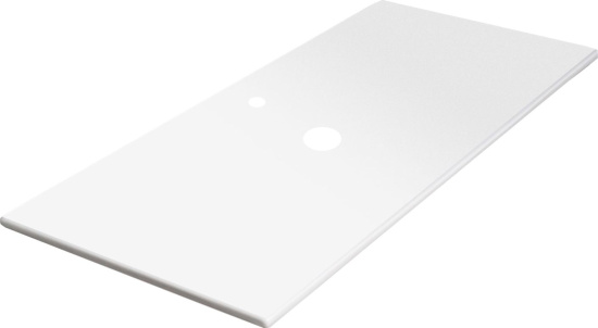 Тумба с раковиной Armadi Art Vallessi 120 со столешницей белая, дуб темный