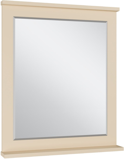 Зеркало Misty Марта 70 бежевое, с полкой