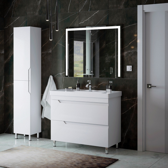 Тумба с раковиной Corozo Юта 100 напольная